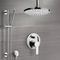 Ceiling Rain Shower System with Handheld, Rain Shower Head, Shower Faucet Set